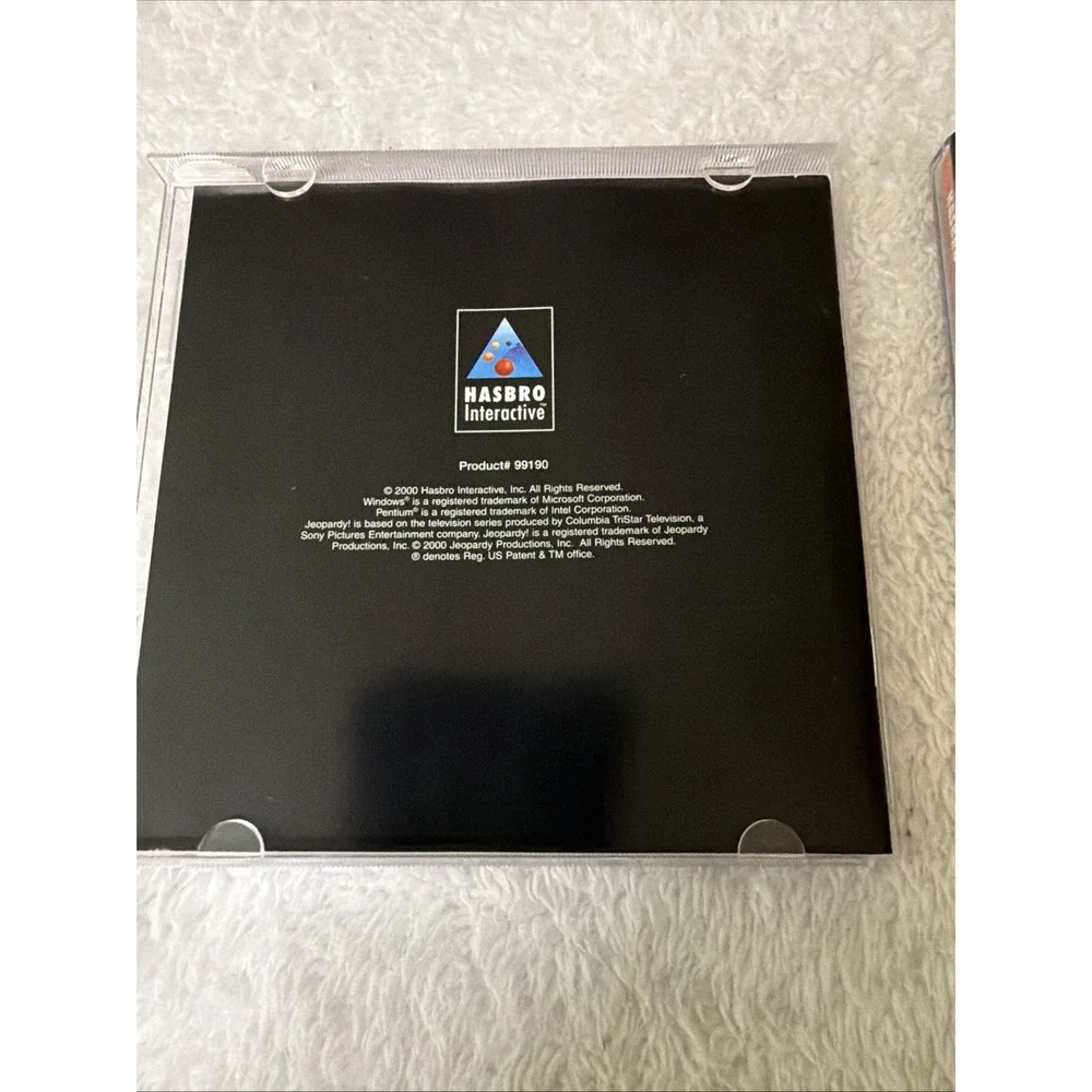 Jeopardy 2nd Edition PC CD ROM Game Alex Trebek Windows 95/98